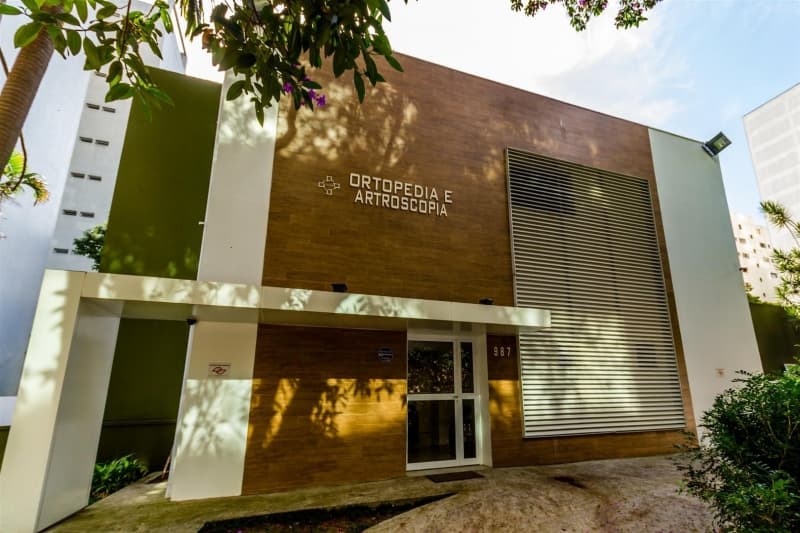 Entrada da clínica
